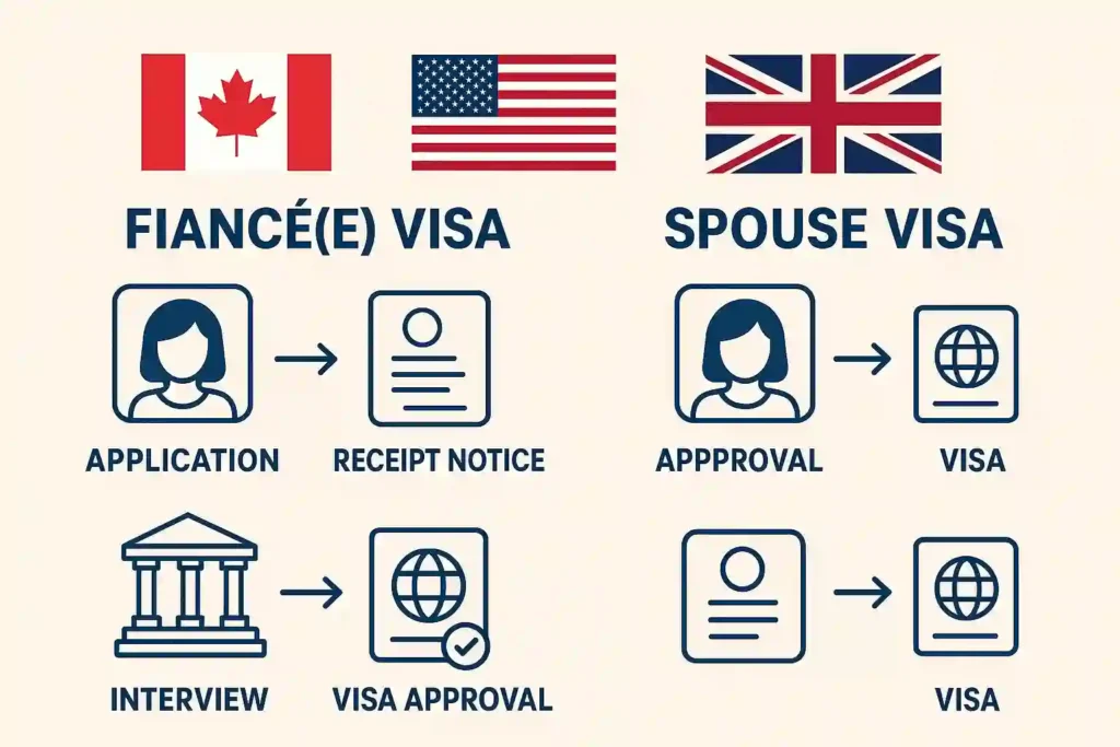 Fiancée vs Spouse Visa Process