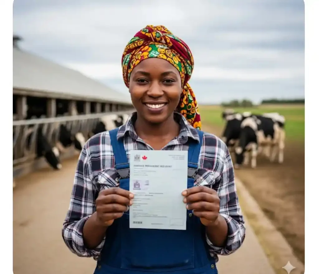 Nigeria farm worker in Canada with Permanent residency