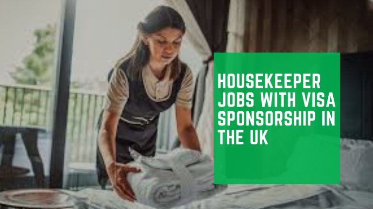 $58k Housekeeper Jobs with Visa Sponsorship in the UK